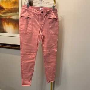 BONGO Pink Skinny Utility Jeans EUC 11